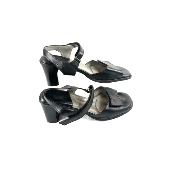 BeautiFeel Shoes - BeautiFeel Mary Jane Pump Black Leather sandal size 40